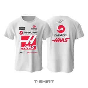 Haas F1 Team: White Edition 2023 Tişört