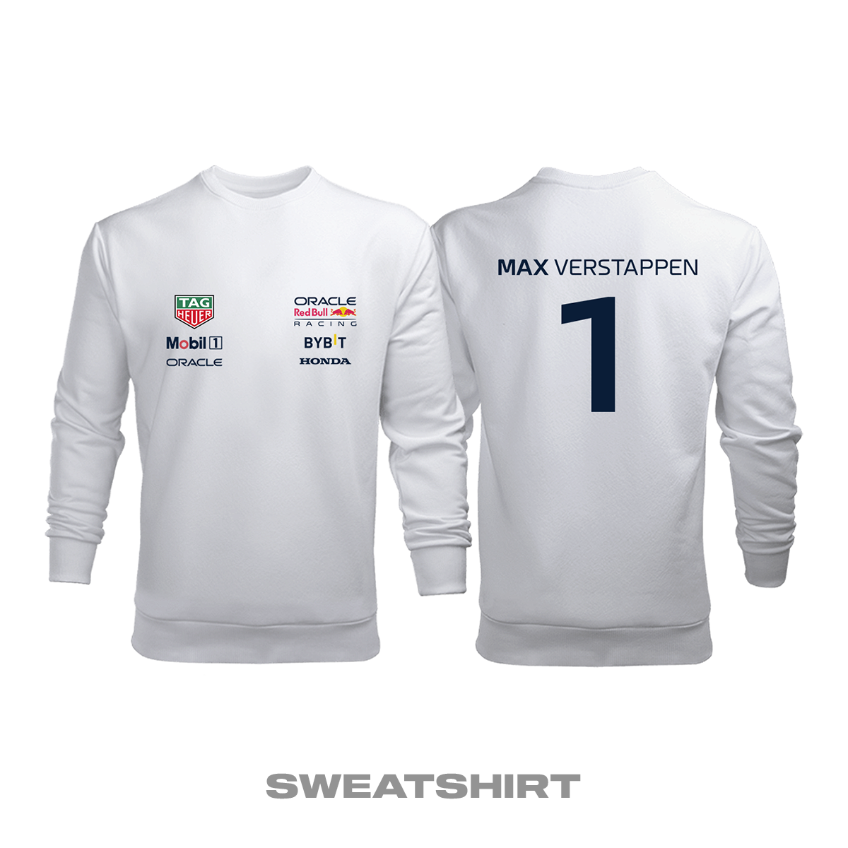 Oracle Racing: White Crew Edition 2023 Sweatshirt