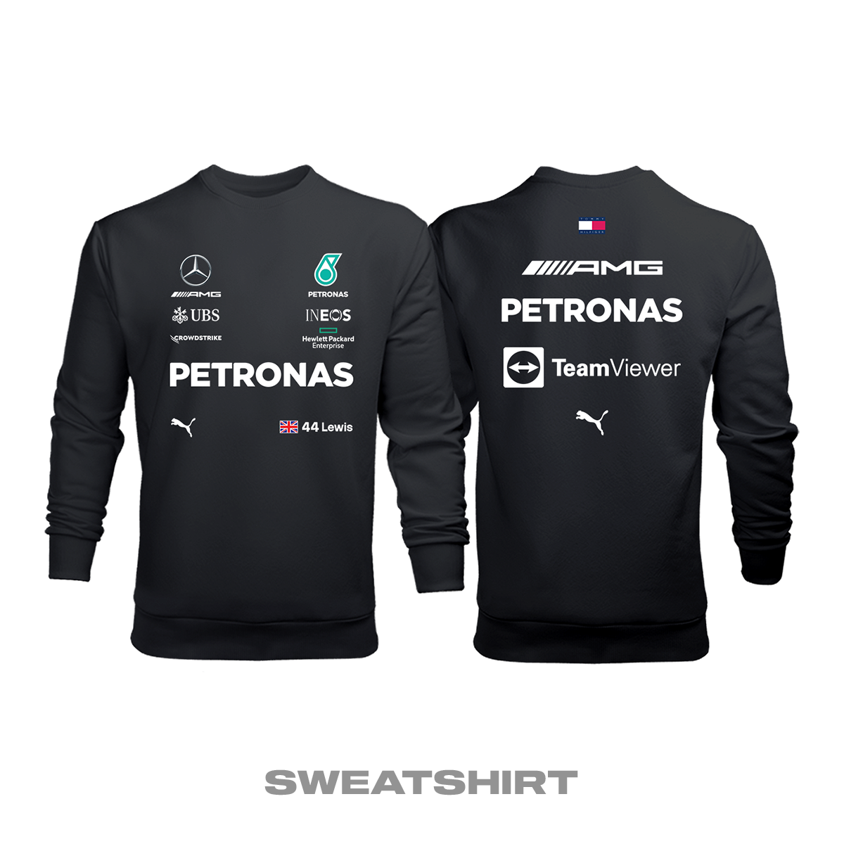 AMG Petronas F1 Team: Black Edition 2023 Sweatshirt