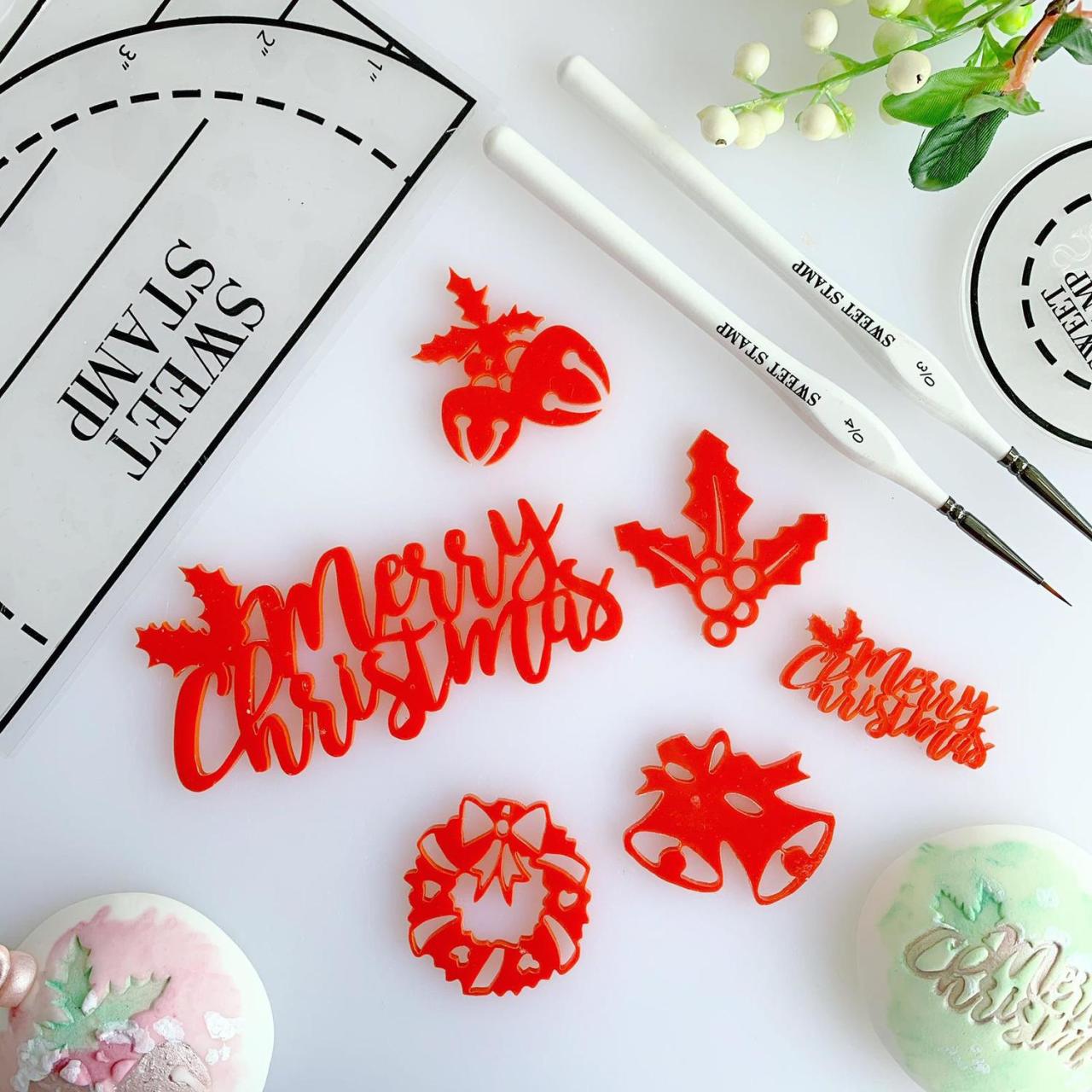 Sweet Stamp - Mutlu Noel Figürleri / Merry Christmas Elements