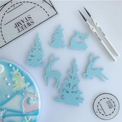 Sweet Stamp - Harika Kış Diyarı Figürleri / Winter Wonderland Elements