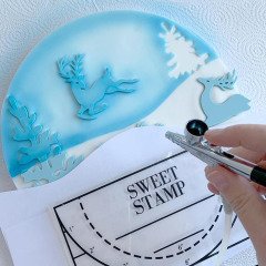 Sweet Stamp - Harika Kış Diyarı Figürleri / Winter Wonderland Elements