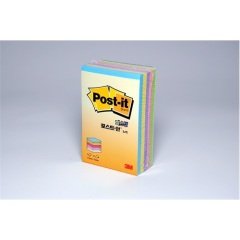 Post-it® Küp Not, Pastel Renkler, 225 yaprak, 51mm76mm