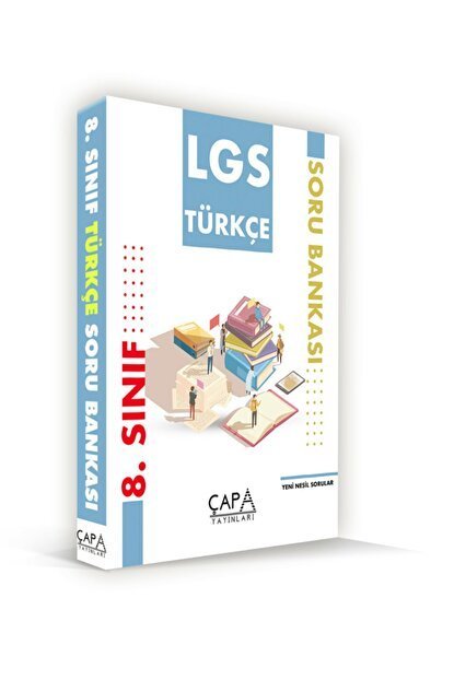Çapa Yayınları 8. Sınıf Türkçe Soru Bankası