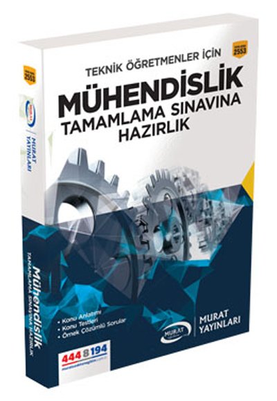 Mühendislik Tamamlama Sınavına Hazırlık Kitabı Murat Yayınları