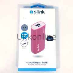 S-Lınk 4.000 Mah Tasınabılır Powerbank Harıcı Şarj Pembe Ip-G40