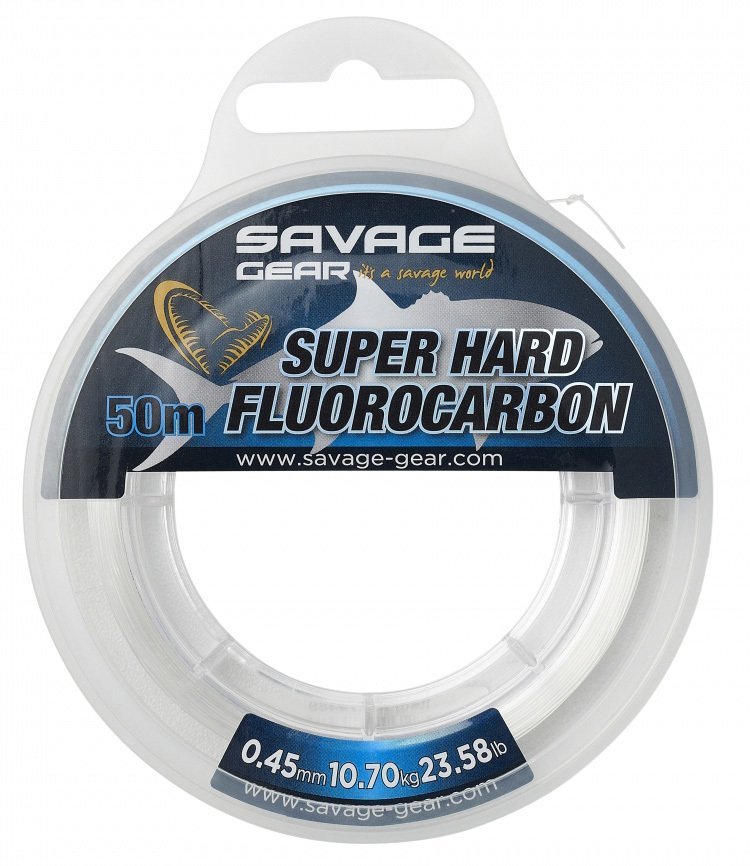 Savage Gear Super Hard Fluorocarbon 50 M Clear 0.68 MM 22.40 KG 49.38 LB