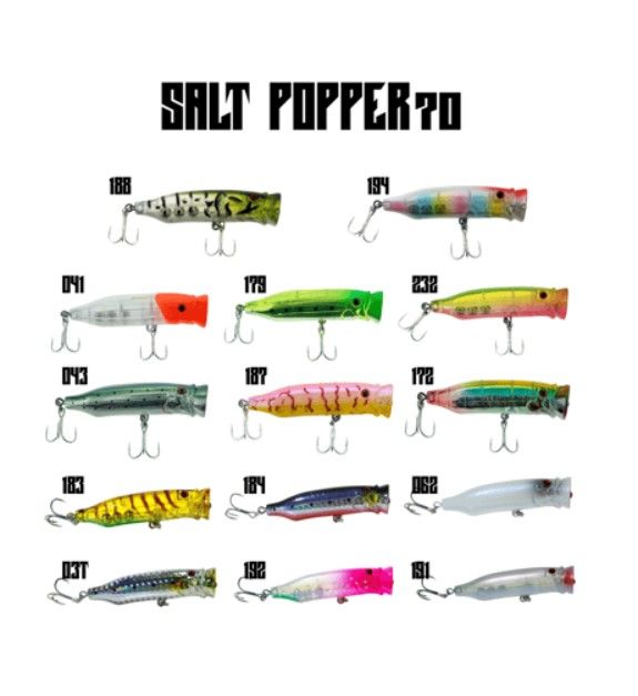 Fujin Salt Popper 70mm 9.5gr Su Üstü Maket Balık