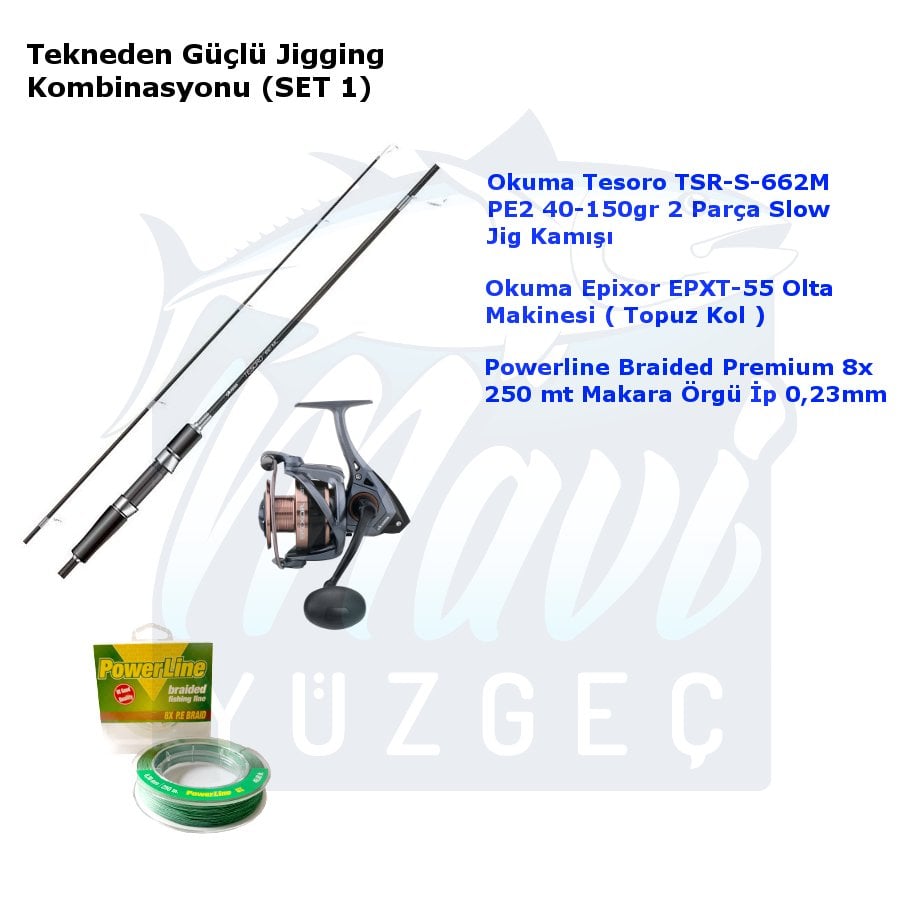 Tekneden Güçlü Jigging  Kombinasyonu (SET 1)