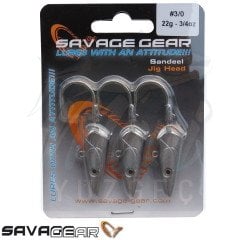 Savage Gear Sandeel Jigg Head 22g 3/0 12.5cm - 3pcs