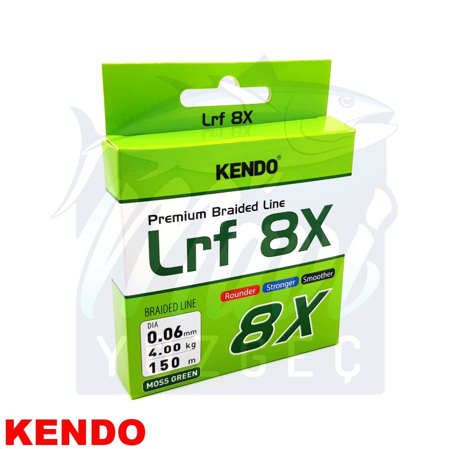Kendo Lrf 8X Fıghtıng 150mt Örgü ip (Moss Green) 0,06 mm