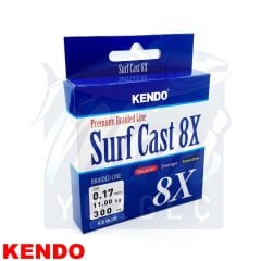 Kendo Surf Cast 8X Fıghtıng 300mt Örgü İp ( ICE BLUE) 0,17mm