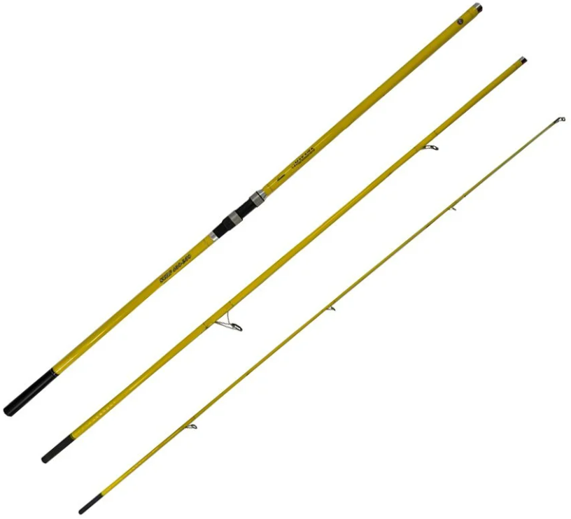 Okuma Makaira Surf 4,30 cm 100-250 gr 3 Parça Yellow Surf Kamışı