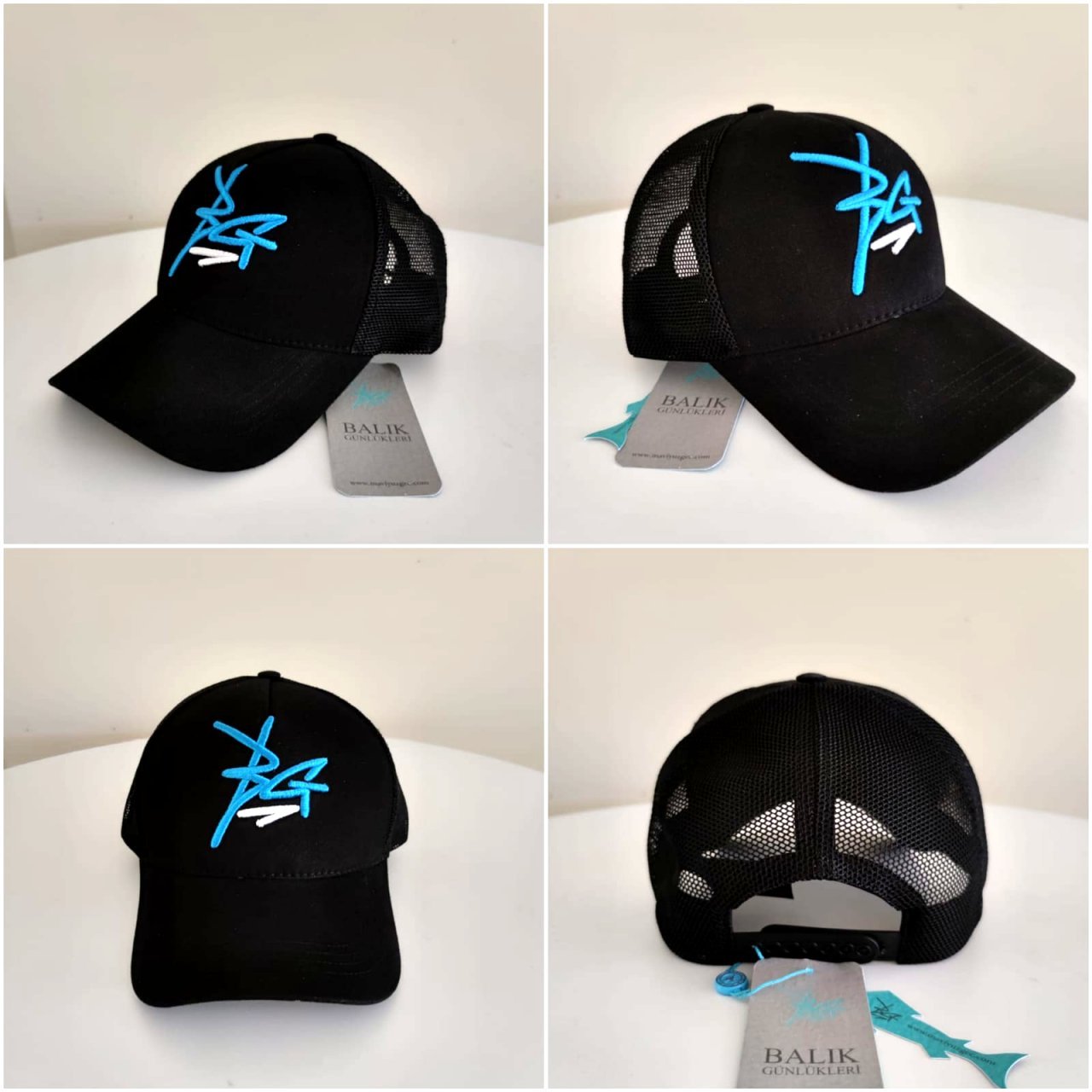 BG Logolu Nakışlı Şapka