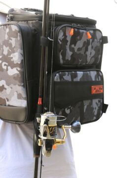 Fujin Black Camo Back Pack - Balıkçı Sırt Çantası