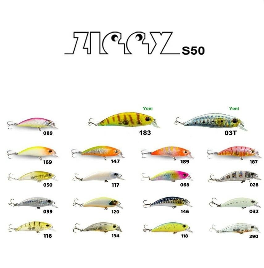 Fujin Ziggy 50mm 3.6gr LRF Maket Balık