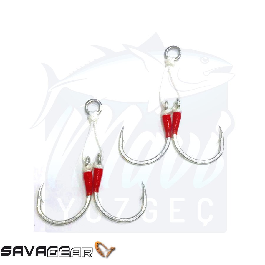 Savage Gear Eyed Asist Hook Double 2pcs