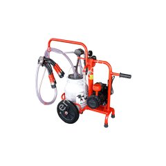 SM 700 Kompakt Mini tek güğüm tek sağım alüminyum güğümlü kuru süt sağım makinesi, inek için, kompakt