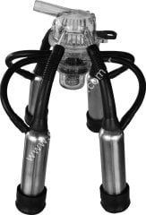 240 ccm Otomatik Nabız Ayarlı Pulsmatik Pençeli Kısa Kauçuk Memelikli Krom Kılıflı Sağım Demedi