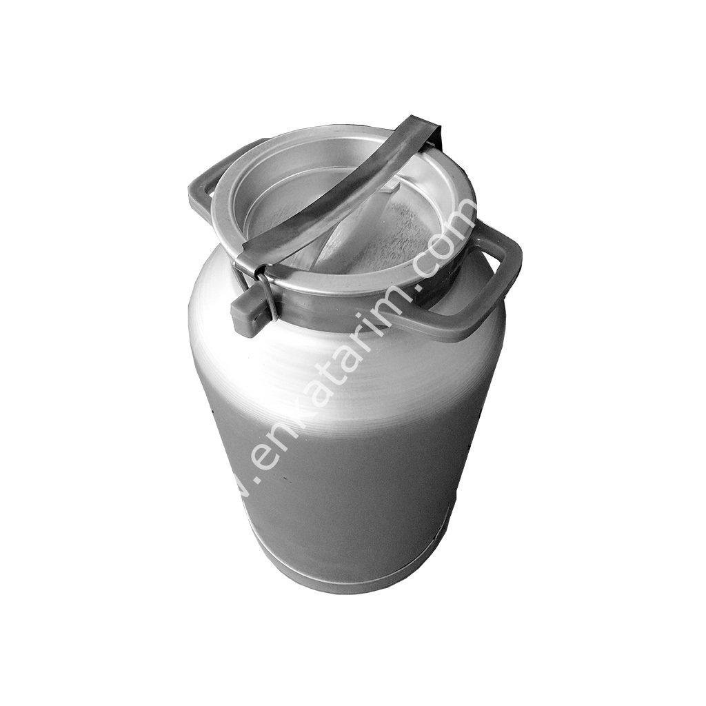 Kilitli kapaklı alüminyum süt güğümü, 20 lt, Ø 180 mm ağızlı