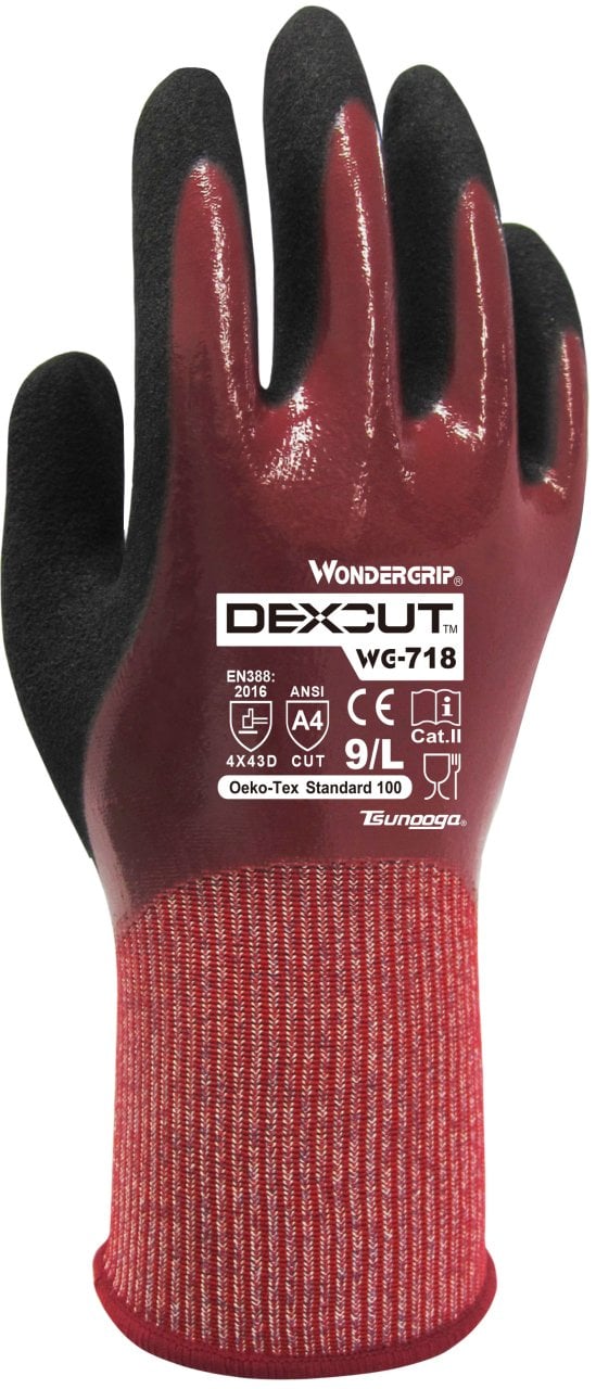 Wonder grip dexcut 718 kesilmeye dayanıklı iş eldiveni