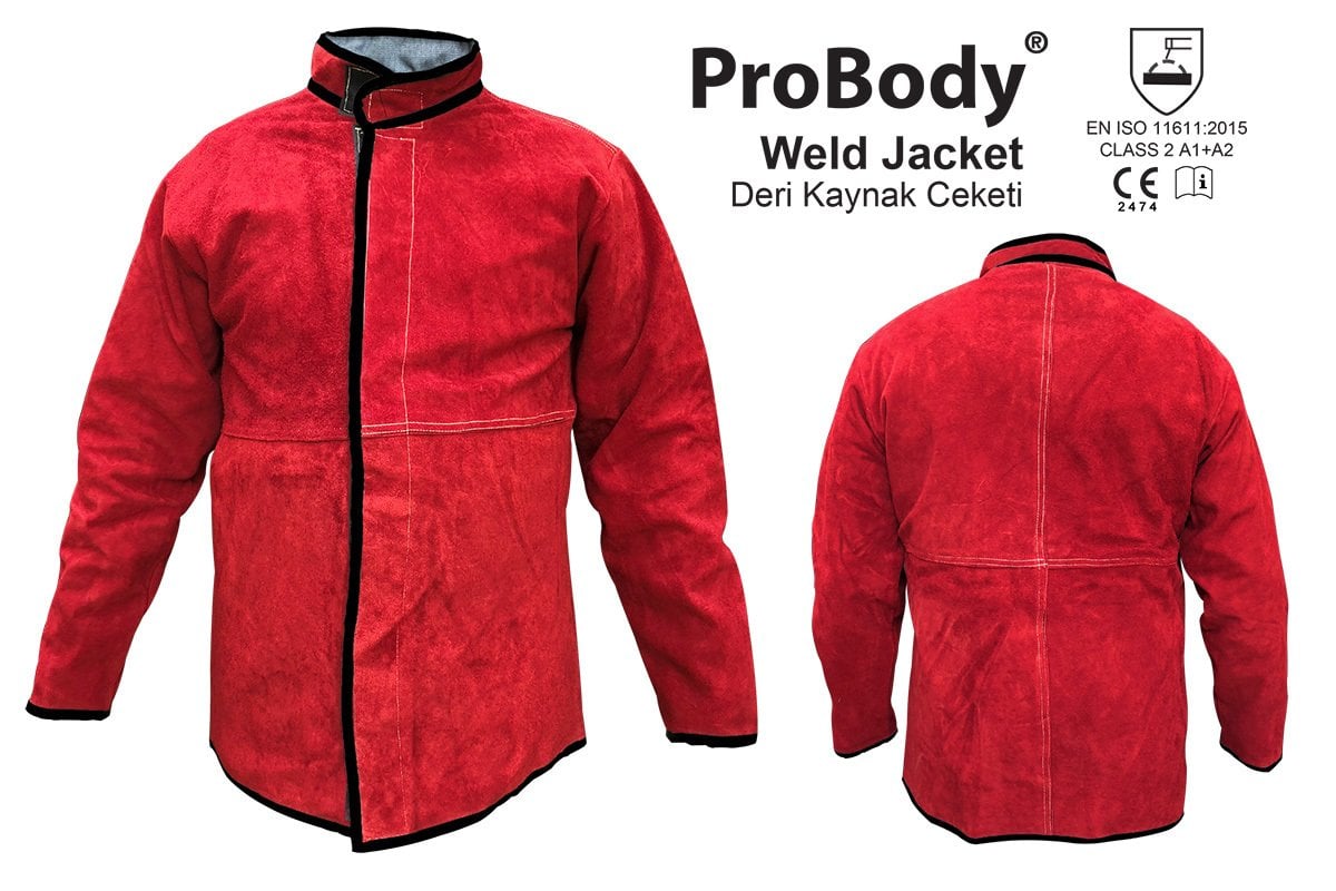 Probody Deri kaynakçı ceketi