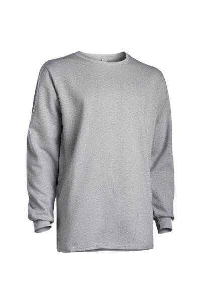 Sweatshirt Gri  bisiklet yaka