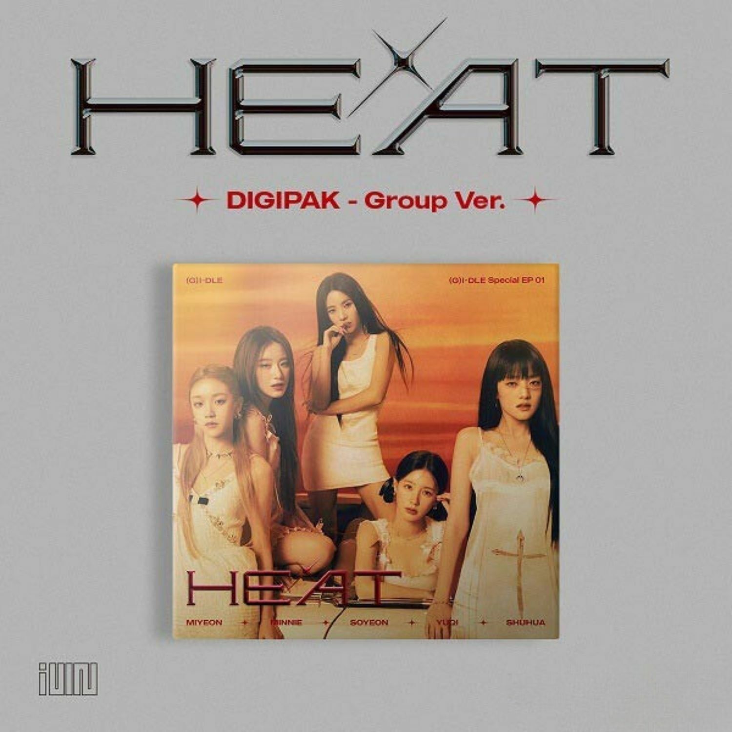 (G)I-DLE Special EP 01 – HEAT (DIGIPAK – Group Ver.)