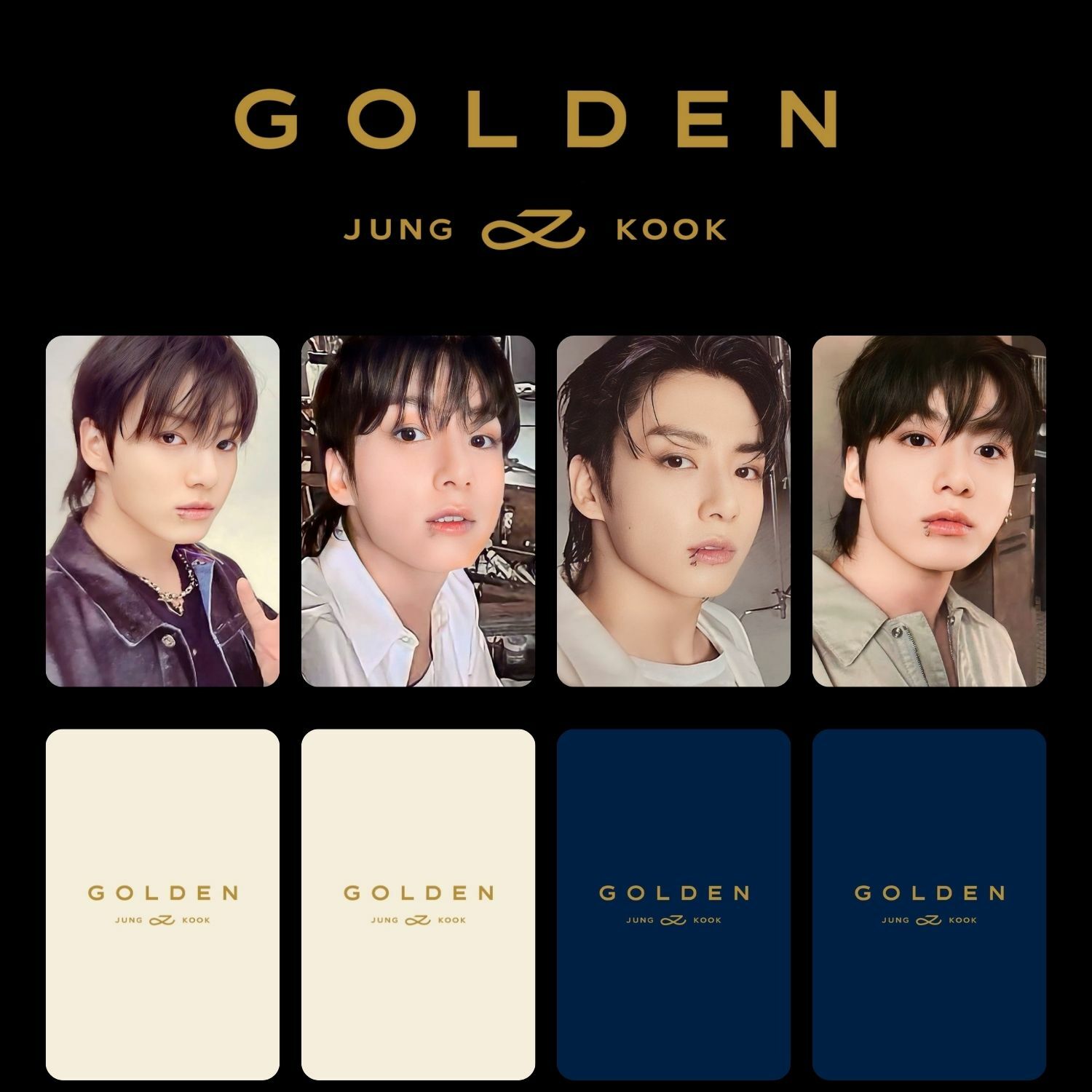 BTS Jungkook '' GOLDEN ''  Albüm PC Set