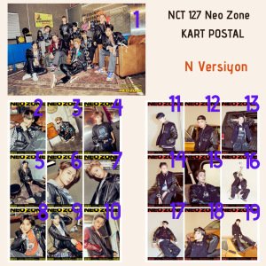 NCT 127 ''Noe Zone'' Kartpostalları N Versiyon