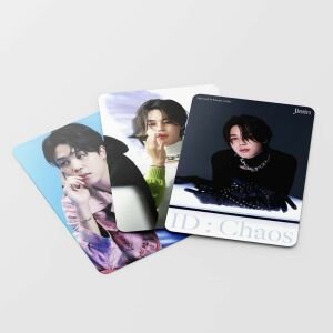 BTS  '' Jimin Me & Myself : ID Chaos '' Çift Yön Baskılı Lomo Card Seti