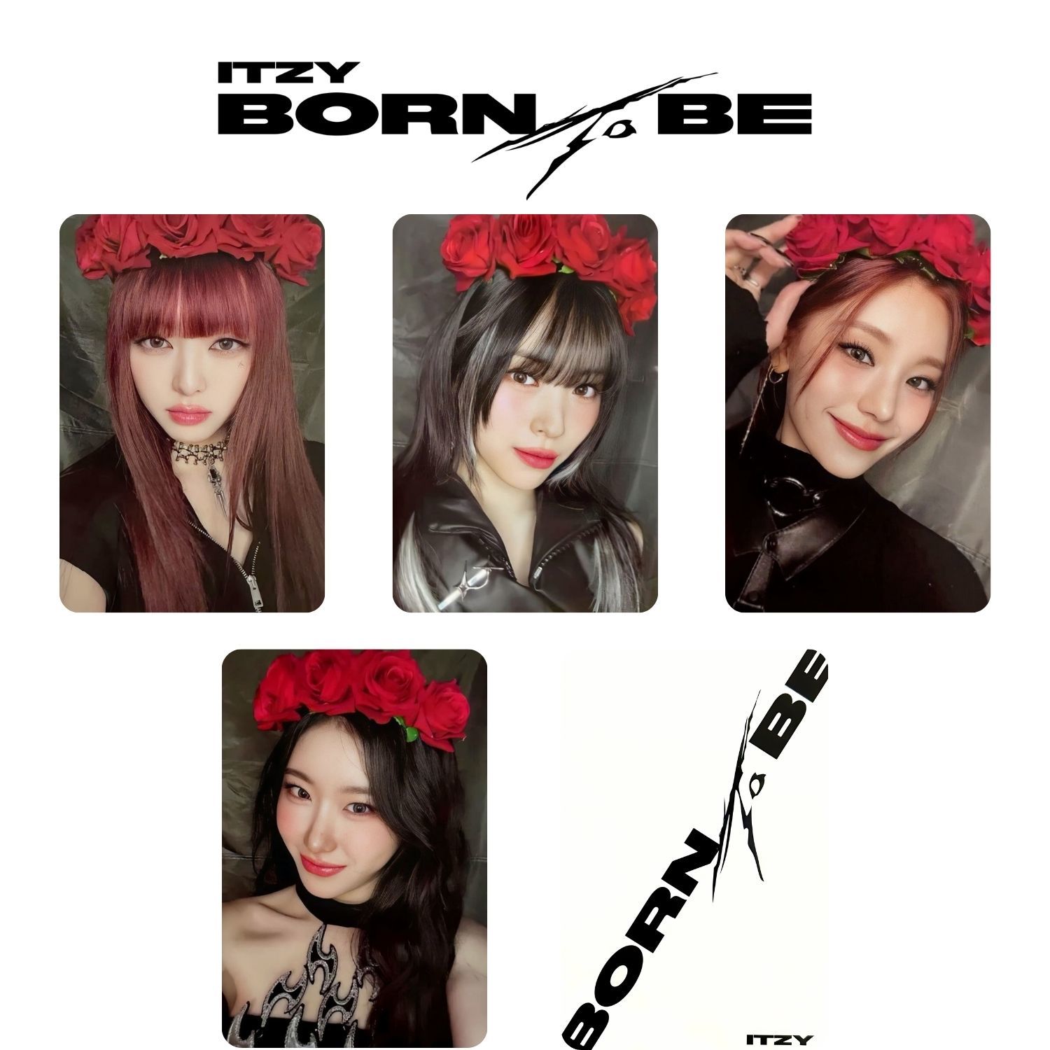 ITZY '' Born to Be '' Photocards Set V1