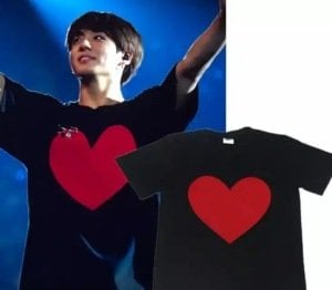 BTS ''Jungkook Heart'' T-Shirt