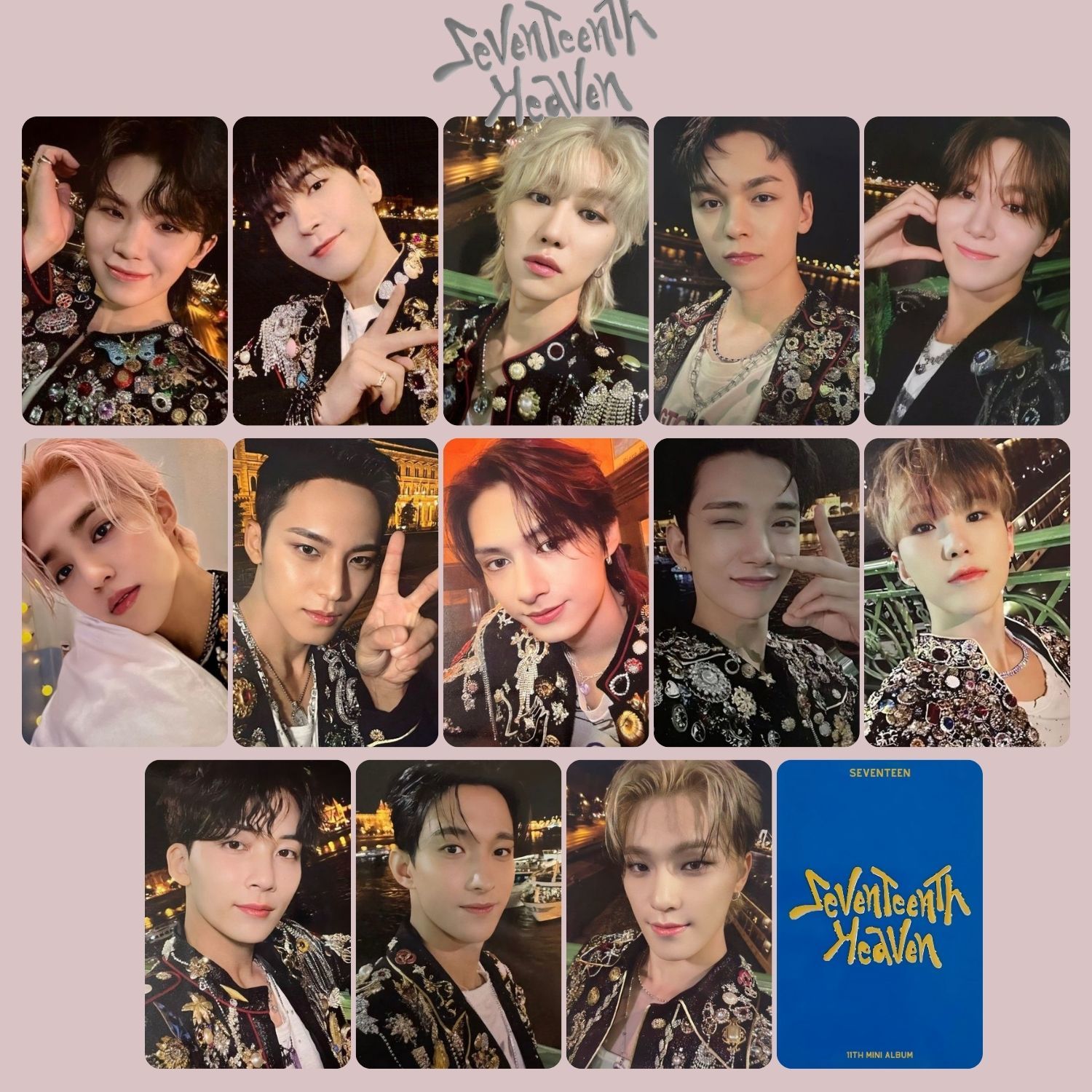 SEVENTEEN '' Heaven '' Photocard Set