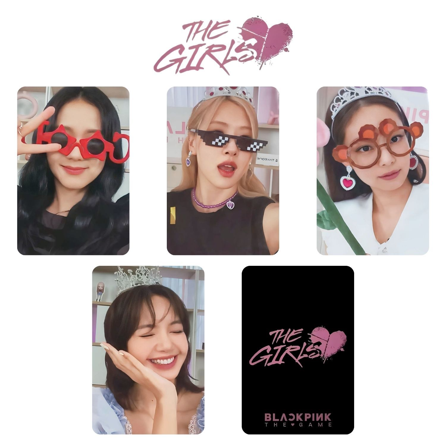 BLACKPINK  '' The Girls '' Photocards Set