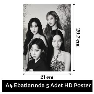 AESPA Grup ve Üye Poster Set