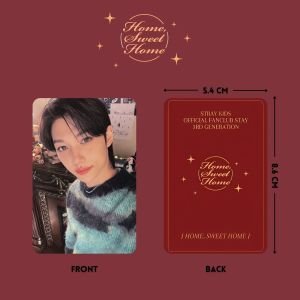 STRAY KIDS '' Official Fanclub STAY 3rd Generation Home Sweat Home '' Photocards Set