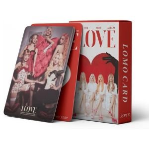 (G)I-DLE '' I Love '' Çift Yön Baskılı Lazer/Lomo Card Seti