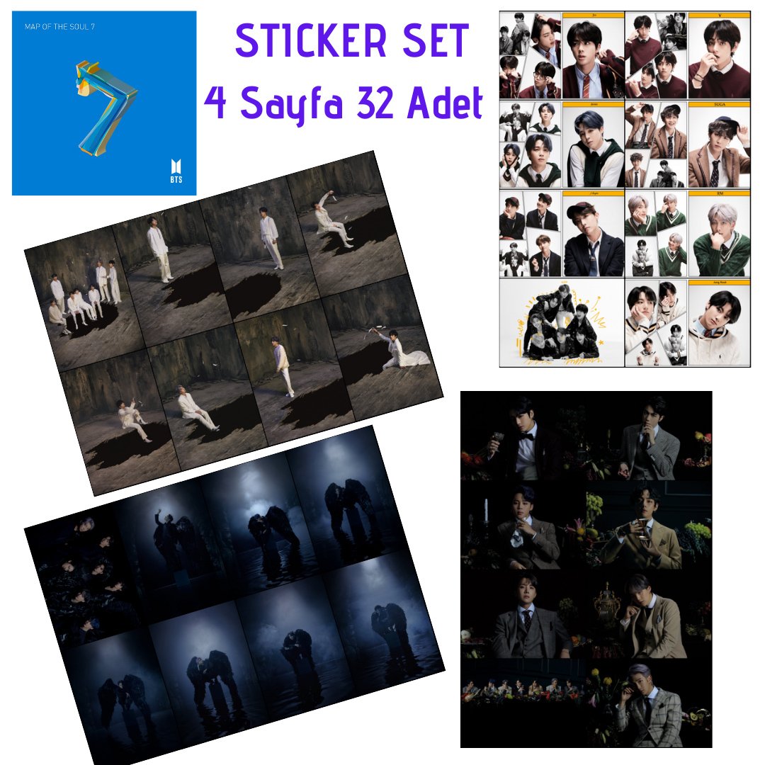 BTS ''Map Of The Soul : 7'' Sticker Set