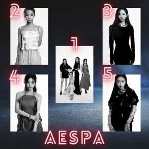 AESPA Grup ve Üye Mini Kartlar