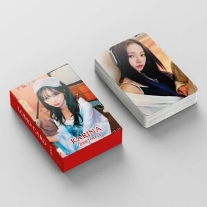 AESPA  '' Karina '' Çift Yön Baskılı Lomo Card Seti
