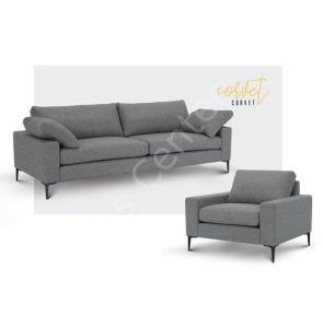 Corvet Ofis ve Büro Üçlü Kanepe