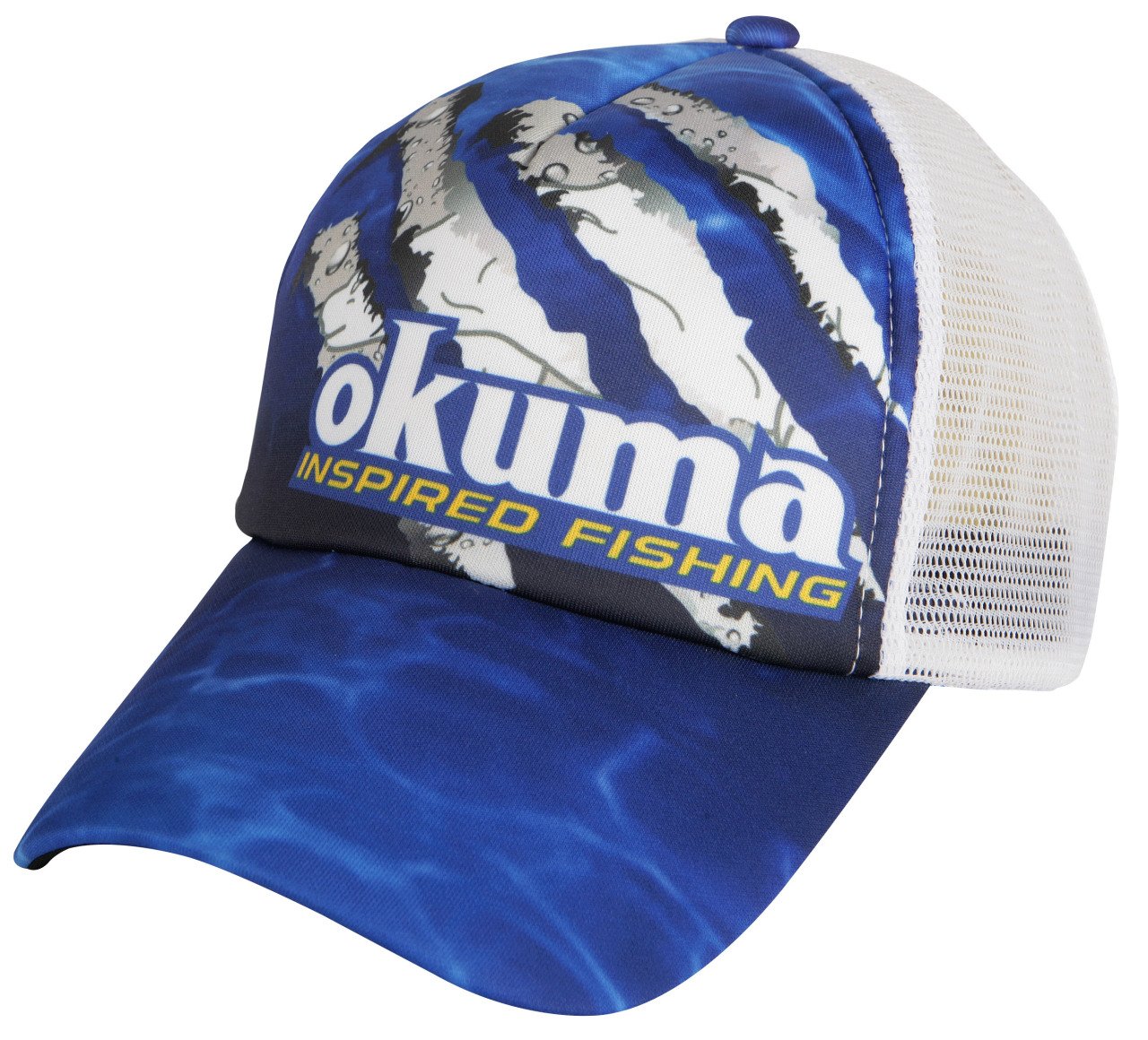 Okuma Blue Mesh Back Şapka