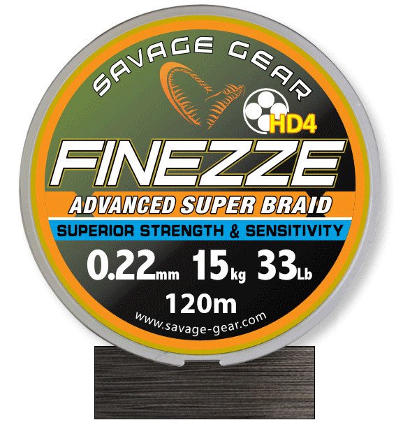 Savage gear Finesse HD4 Braid 300 m 0,16 mm 22 lbs 10 kg Grey Örgü İp