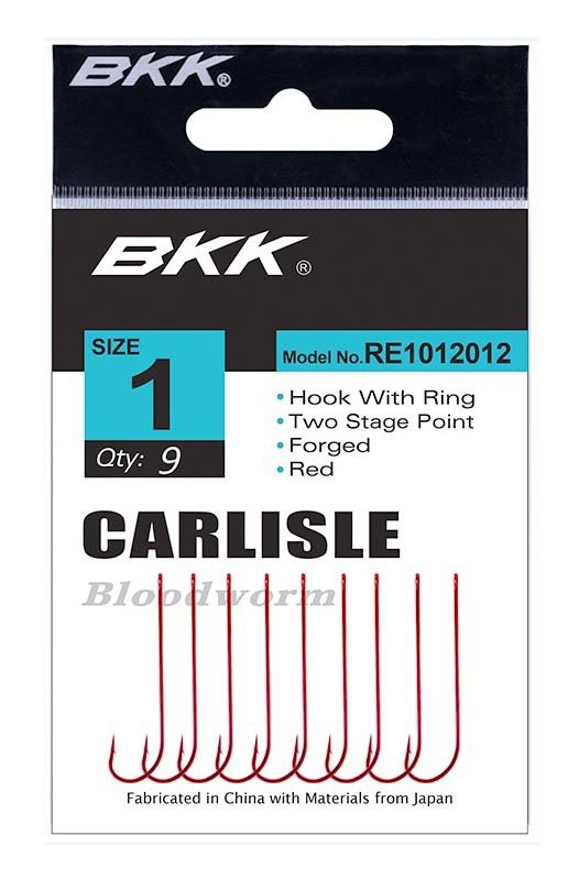 BKK Red Carlisle Bloodworm-R Olta İğnesi 25 Adet