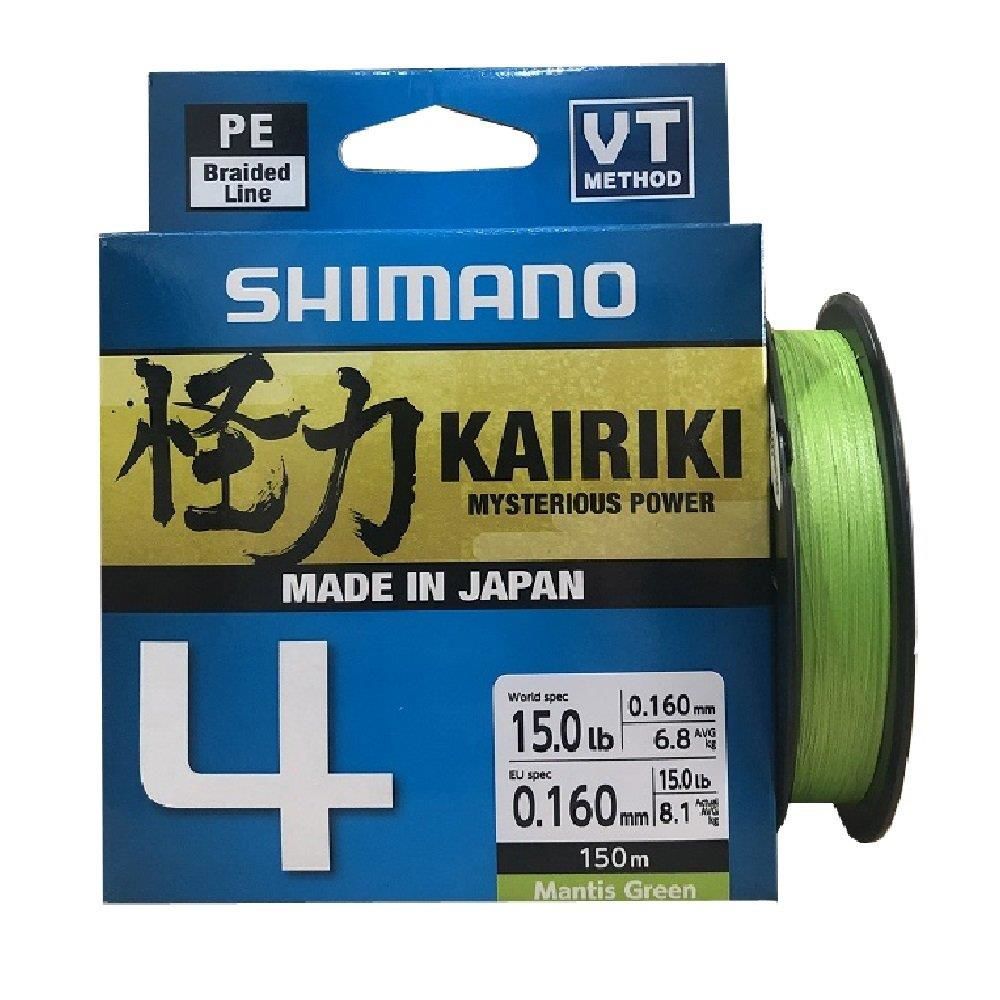 Shimano Kairiki 4 150mt Mantis Green 0.20 / 13.8 kg