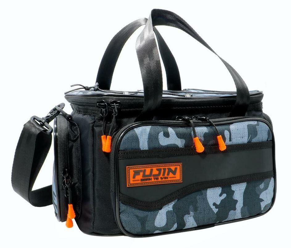 Fujin Black Camo Helper Bag - Balıkçı Çantası