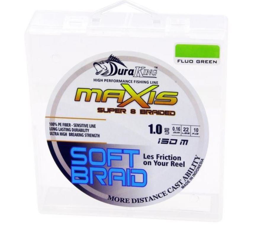 Duraking Maxis S.Soft 8x 150mt İp Misina (Fluo GREEN)