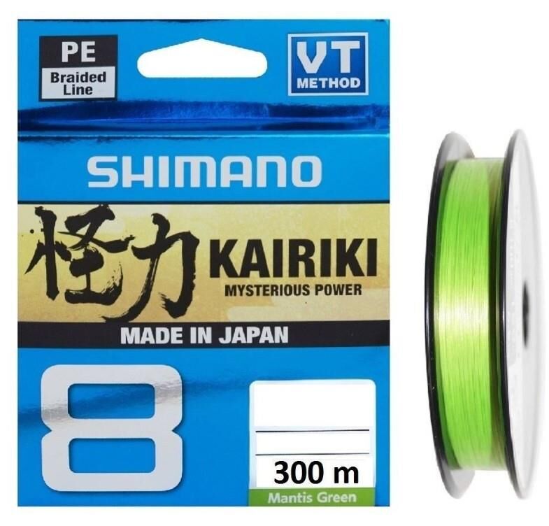 Shimano Kairiki 8 300m Mantis Green 0.28mm / 29.3KG