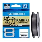 Shimano Kairiki 8X 150m Steel Gray 0.16mm 10.3kg